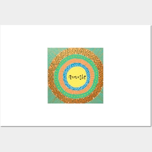 Namaste Yogi Mandala Posters and Art